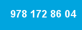 978 172 86 04 978 172 86 04